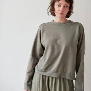 Sold // Wol Hide Easy Summer Sweatshirt in Fir